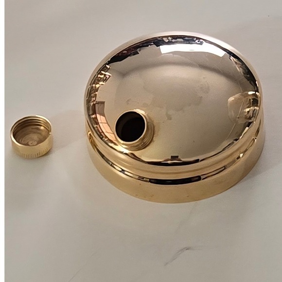 Vintage Mid Century Gold Recipe Glass Cocktail Shaker Martini Manhattan Bronx - Picture 8 of 12